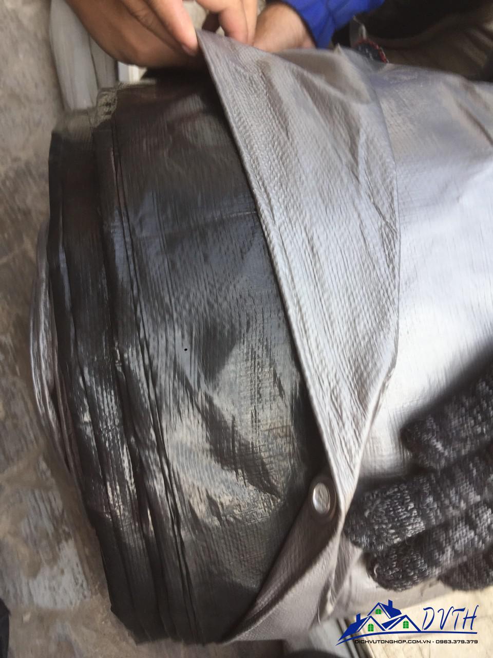 Bạt nhựa xanh cam tại Vĩnh Phúc